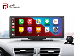 이원적인 차와 트럭 지원 전방 및 후방 카메라를 위한 차 대시캠 DVR 10.26 인치 휴대용 네비게이션