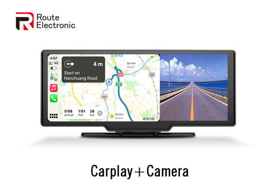 이중 사진기 차 돌진 캠 DVR 무선 Carplay를 가진 10.26 인치 스크린