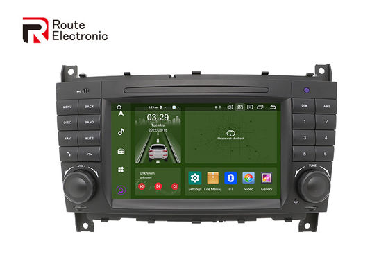 벤츠 W203 OEM LCD 7" 1024×600 스크린을 가진 안드로이드 차 오디오 2 DIN
