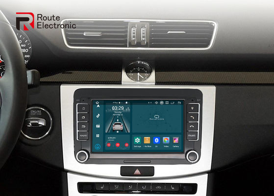 VW 보편적인 Octa 핵심 안드로이드 차 입체 음향 냉각팬 육체적인 단추를 가진 7 인치
