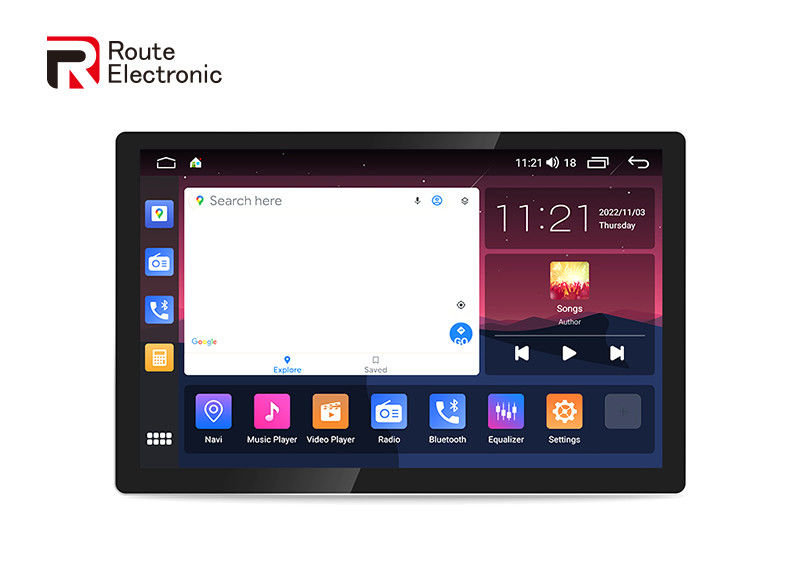 OEM 보편적인 차 입체 음향, 12.95&quot; 가득 차있는 적합했던 까만 스크린을 가진 차 비디오 플레이어