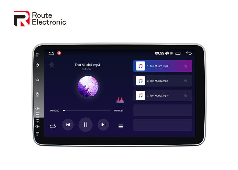 10.1 인치 돌릴 수 있는 차 입체 음향, QLED 1280×720 스크린을 가진 자동 멀티미디어 플레이어