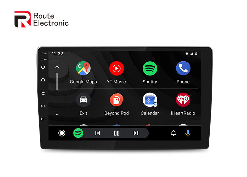 10인치 DVR 유니버설 자동차 스테레오 오디오 시스템 지원 무선 Carplay 음성 명령